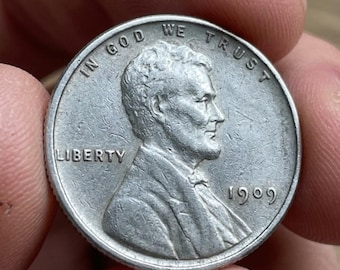 1909 P Lincoln Wheat Cent echte zilveren zeldzame vintage Amerikaanse munt voor verzamelaars