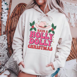 Holly Dolly Weihnachtshemd, Dolly Parton Weihnachtst-stück, lustiges Landweihnachtsgeschenk, haben ein Holly Dolly Weihnachts-T-Shirt, Retro Feiertagsoberteil