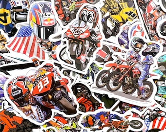 Autocollant Vinyle Marco Simoncelli 58 - 5x4 Cm, Choix De 22 Couleurs, Résistant Aux Intempéries, Pour Voiture, Casque, Vitre - 11