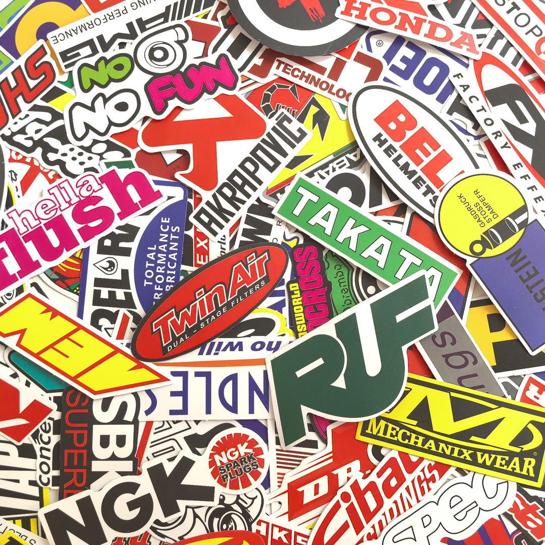 Sticker Jog Racing Pack of 50 Racing Culture Stickers, Drift for Life Stickers ...
