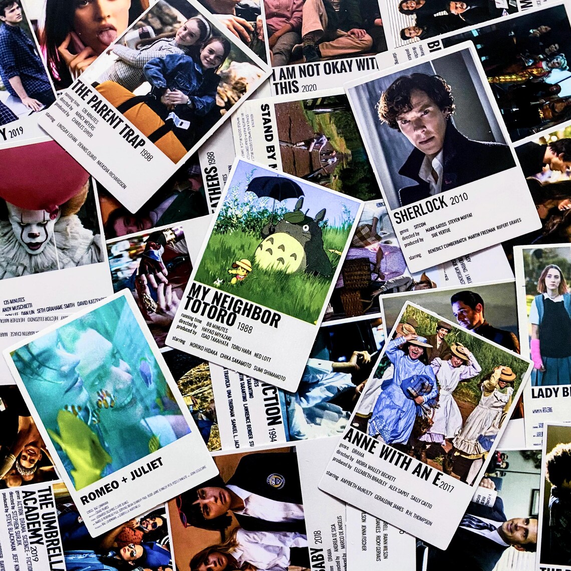 Pack of 50 Movie Collage Stickers, Film Poster Stickers, Cinema ...