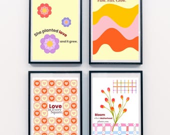 Motherhood Quote Art Prints • Sentimental Nursery Decor (Digital Download)
