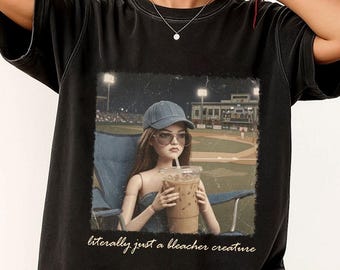 Barbie Ballfield T-Shirt, lustiges Puppen Gesicht Shirt, Softball Mom Spieltag Shirt, Bleacher Creature Grafik T-Shirt