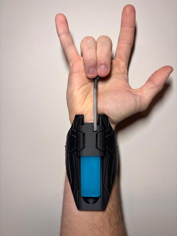 Functional 3d Printed Web Shooter Inspired By Spider Man Homecoming x2