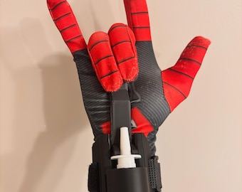 Impression 3D Web Shooter x2 | Jet d'eau fonctionnel | Accessoire de cosplay Spider-Man | Cadeau de costume de super-héros