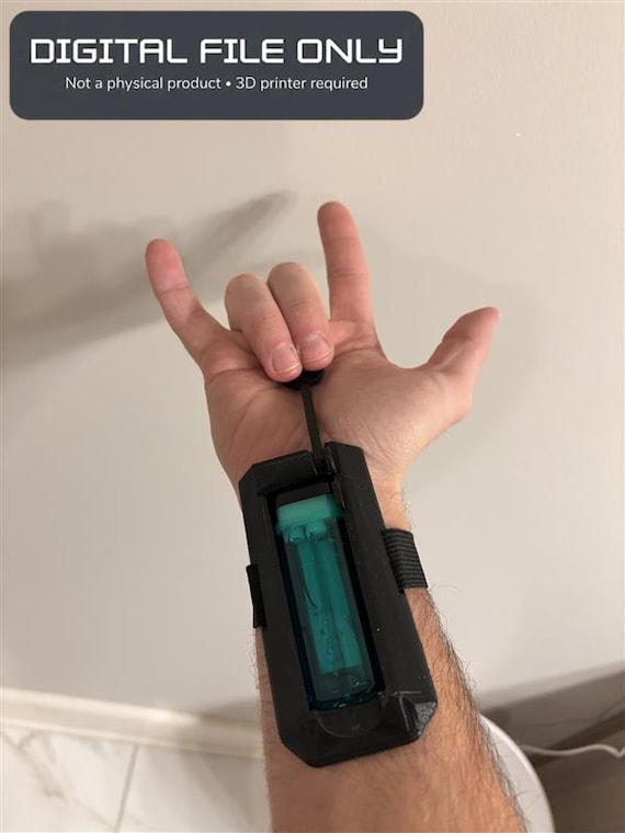 Functional Web Shooter STL 3d Print Files - Digital Download