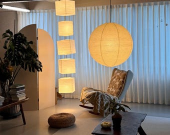 Japanese Rice Paper Cube Pendant LampShade | IKEA ORGEL Inspired DIY TikTok PaperHanging Light | Made to Order (5-6 Weeks Processing Time)