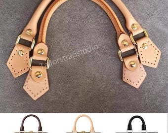 Vachetta Leather Handle Strap, bag Accessory, Sold as one pair