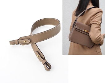 Aangepaste leren schouderriem/crossbodyriem van Epsom/Togo voor Kell depech