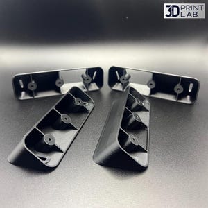 Ring Doorbell 50 graders vinkelmonteringsfäste | Vänster eller höger | ABS | 3D-utskrivet