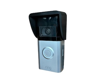 3D Printed Rain Canopy for Ring Video Doorbell 2nd Gen – Weather Protection Cover Hood