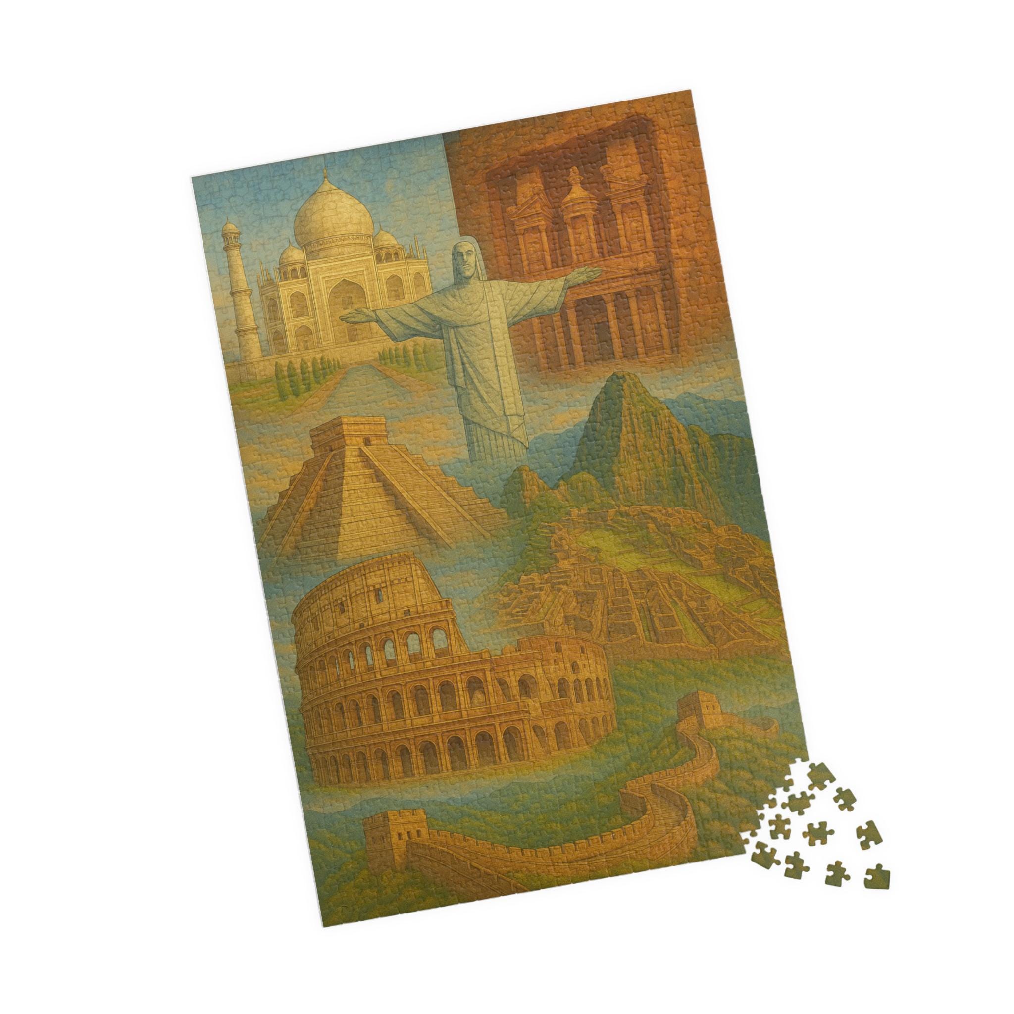 世界の七不思議 ジグソーパズル 1000ピース | 旅行のランドマーク