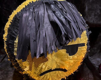 Emo Bumblebee Pinata: Dark Humor Party Decor, Handmade