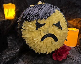 Emo Bumblebee Pinata: Dark Humor Party Decor, Handmade