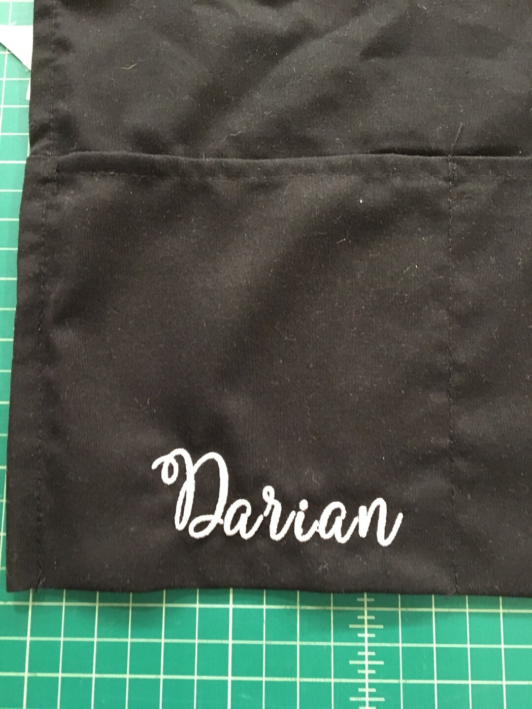 Custom embroidered waitress apron indicate top or bottom Etsy.de