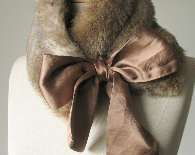 Neck Warmer/ Faux Fur Collar/ Scarf/ Foxy Brown Etsy