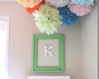 6 Nursery Tissue Poms- Your color choice- Sale