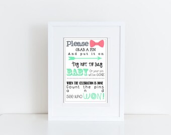 Baby Shower Spiel {Printable- ready to go!}