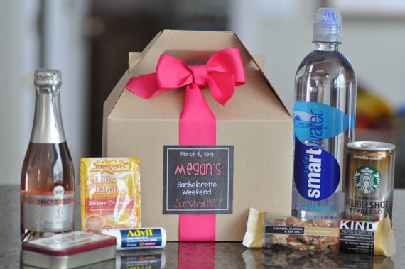 Bachelorette Party Survival Box bridesmaid Gifts Hangover - Etsy