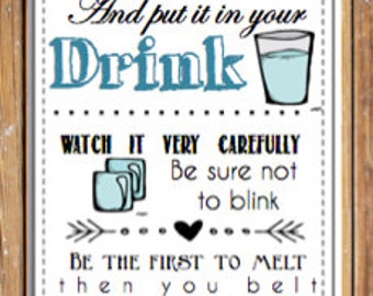 Baby Shower Game {Printable} "My Water Broke"- Ice Game