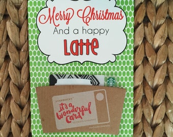 Christmas PRINTABLE 'Merry Christmas and Happy Latte" Gift Tags (INSTANT DOWNLOAD) by SweetTeaPaper