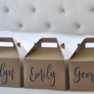 Personalized Gable Boxes {Bachelorette Party Survival Kit, Wedding,  Out of Town Guest, Girls Weekend, Birthday Favor, Destination Wedding}
