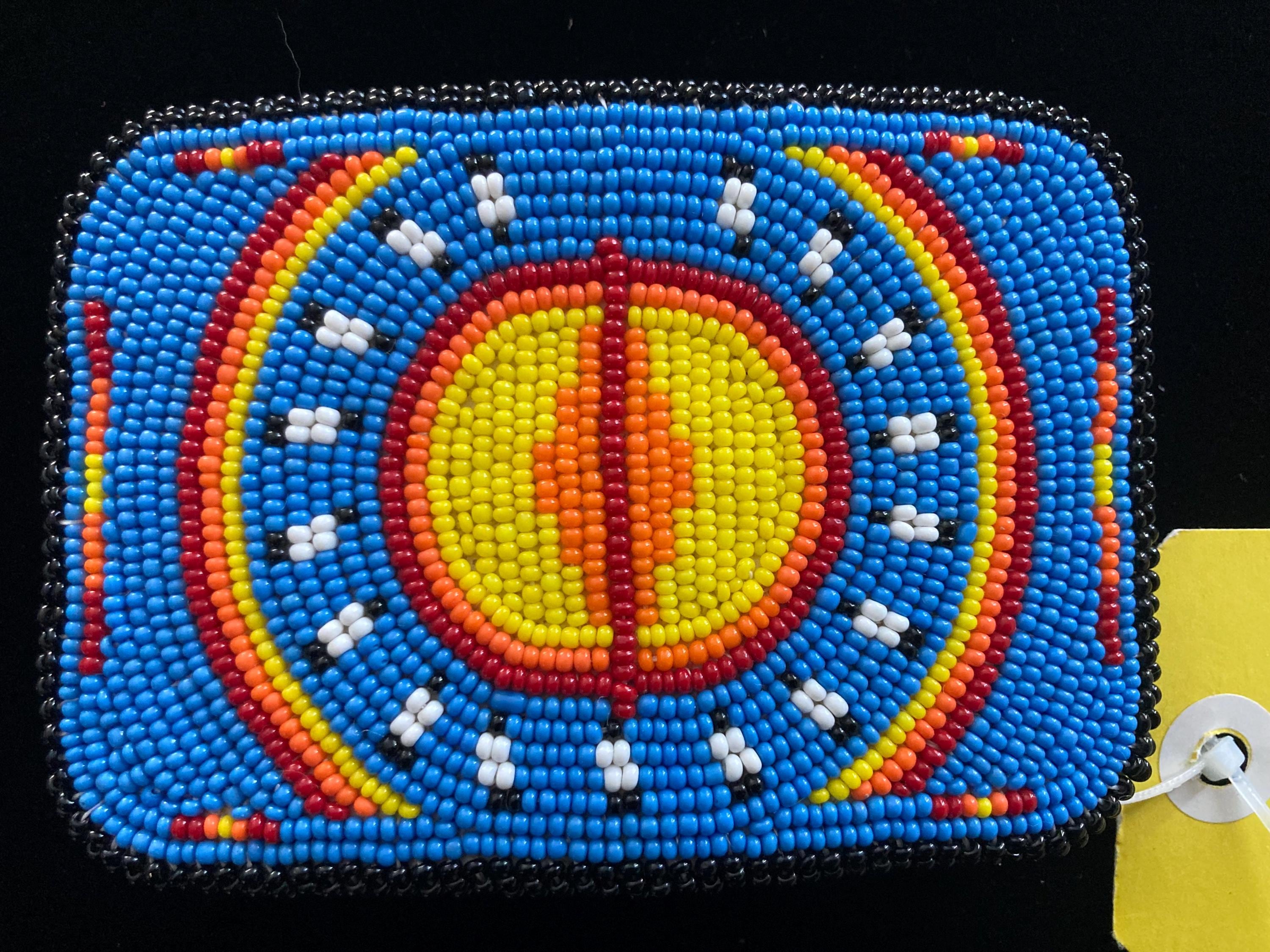 Indian Beaded Leather Belt - Etsy