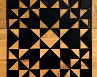 Rustic Quilt Block Metal Wall Art - Barn Decor - Quilt Pattern - Gift For Her