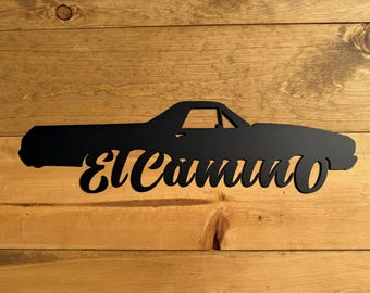 Chevy El Camino 1970 Metal Sign - Muscle Car Wall Art