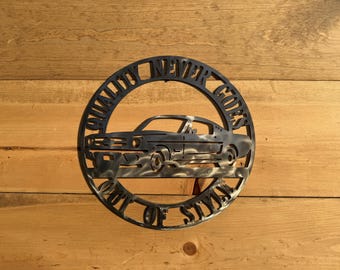 Mustang Metal Art - Classic Car Garage Decor, Father's Day Gift