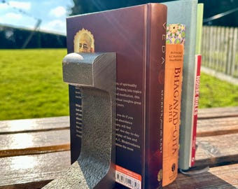 Reclaimed Railway Track Bookends | Handmade British Rail Steel, Heavy Duty Made in the England made to order