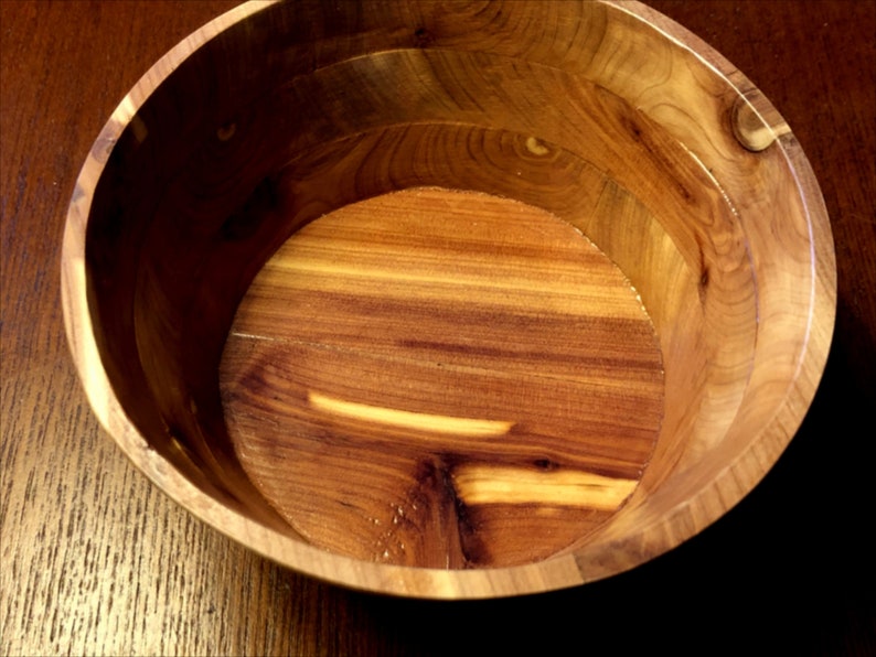 Wooden candy or treat bowl many uses image 2