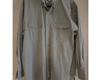 Camicia safari vintage Banana Republic BRCR Civilian Reserve da uomo, taglia M, Hong Kong