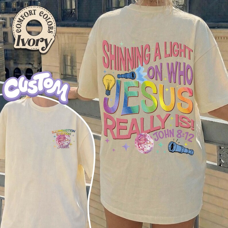 Custom VBS 2026 Comfort Colors Shirt, Light of the World Theme image 8
