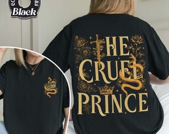 The Cruel Prince Comfort Colors Shirt, the Folk of the Air Shirt, By You I’m Forever Undone Quote, Bookstagram Gift, Holly Black Merch