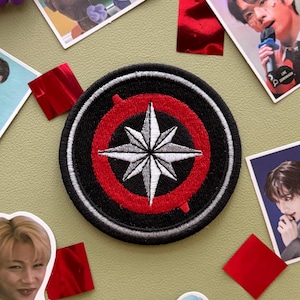 Parche bordado inspirado en el Light Stick de Stray Kids / Accesorio para fans de SKZ / Arte de fans del K-pop