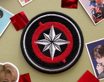 Parche bordado inspirado en el Light Stick de Stray Kids / Accesorio para fans de SKZ / Arte de fans del K-pop