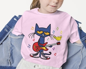 Pete is Cat Shirt Gift, Birthday Holiday School Event TShirt