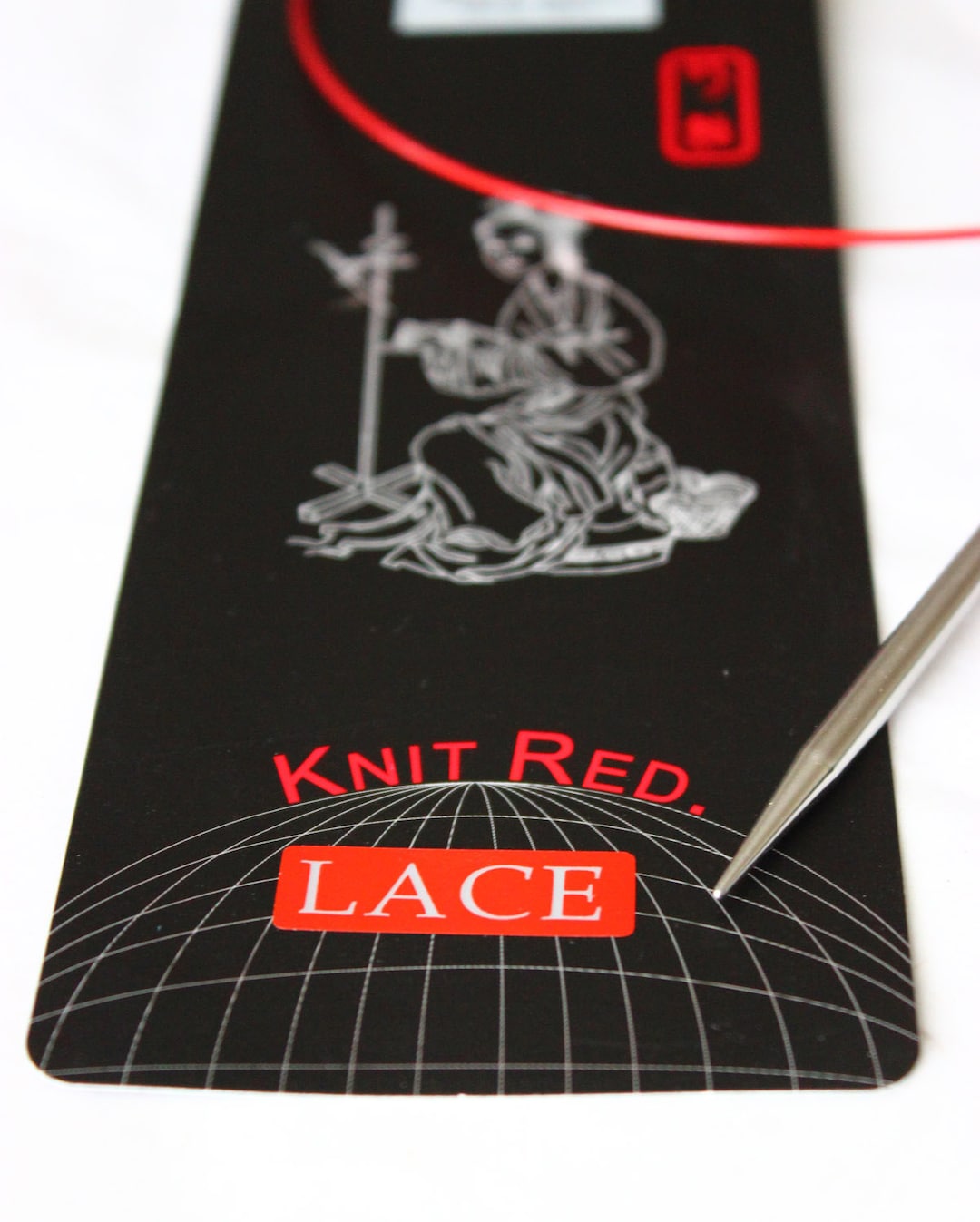 ChiaoGoo Premium Stainless Steel Red Circular Knitting Needles