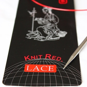 24 60 cm ChiaoGoo RED Lace Circular Knitting Needles image 1