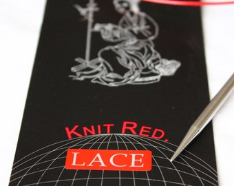 47" (120 cm) ChiaoGoo RED Lace Circular Knitting Needles 47" (120 cm)