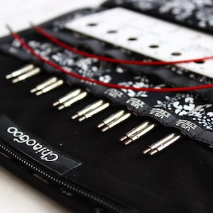 ChiaoGoo TWIST 4 inch Red Lace Small (US 2 - US 8) Interchangeable Knitting Needle Set