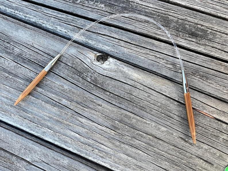 ChiaoGoo 9 Inch Circular Knitting Needles Bamboo 2009 image 2