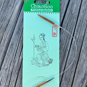 ChiaoGoo 9 Inch Circular Knitting Needles Bamboo 2009 image 5