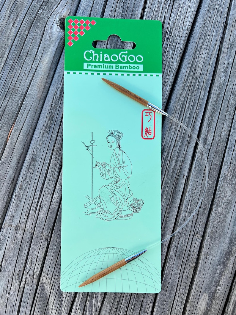 ChiaoGoo 9 Inch Circular Knitting Needles Bamboo 2009 image 5