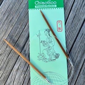 ChiaoGoo 32 Inch Circular Knitting Needles Bamboo 2032