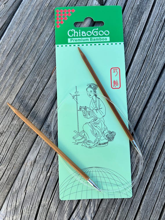 ChiaoGoo 32 Inch Circular Knitting Needles Bamboo 2032