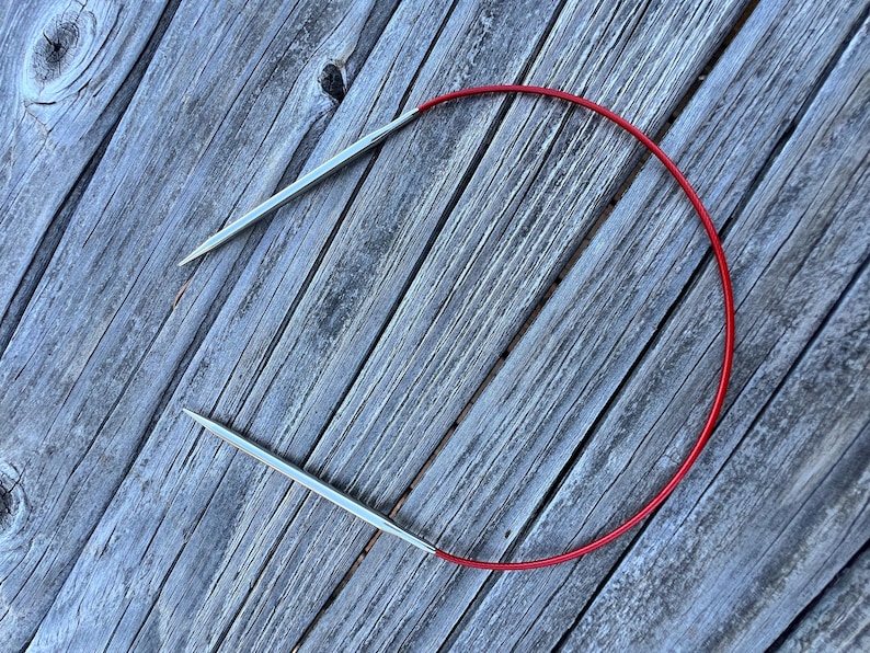 ChiaoGoo 16 Inch Circular Knitting Needles Red Lace 7016 image 4