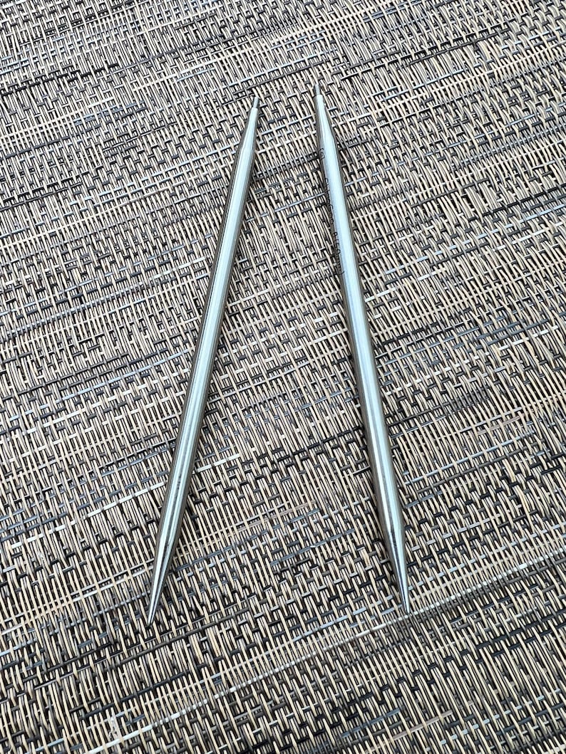 Puntas de agujas de tejer de acero TWIST de 5 pulgadas ChiaoGoo imagen 2
