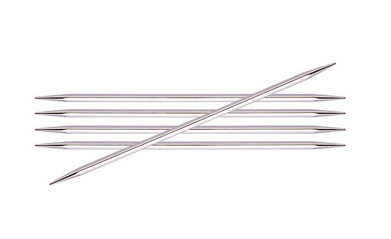 15 cm Knitter/'s Pride Nova Cubics Platina Double Point Knitting Needles 6 inch 15 cm 6 inch